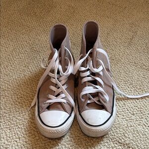 Converse High-Top Sneakers with Embroidery, size 4.5 kids